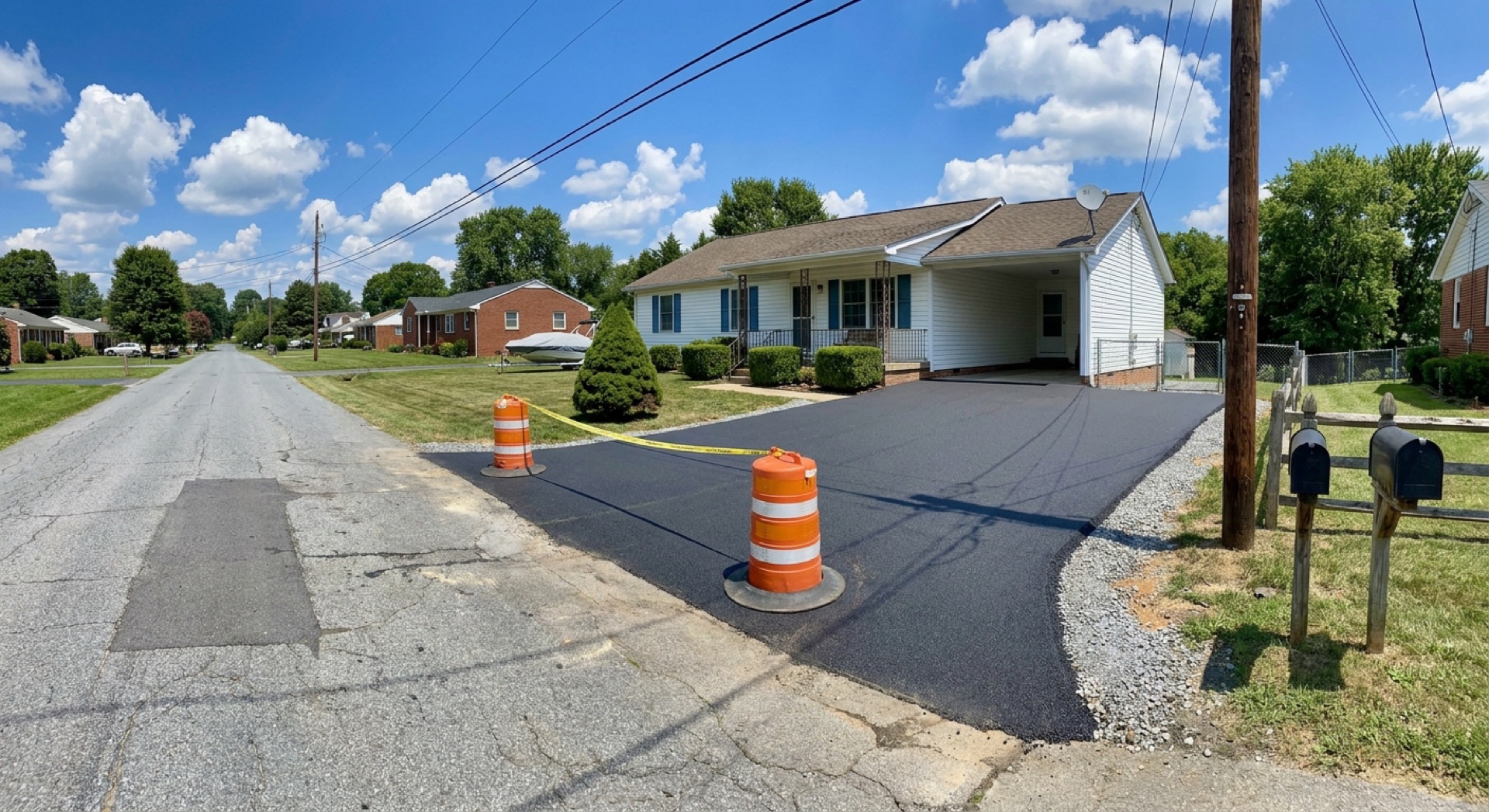 Asphalt paving in Leesburg, VA